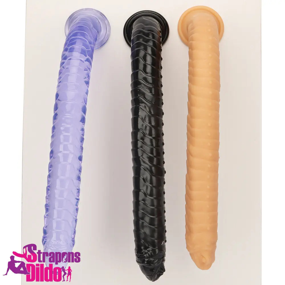 15.35in Long Huge Colorful Dildo For Anal Body-Safe Material Sex Toy Strap ons Dildo