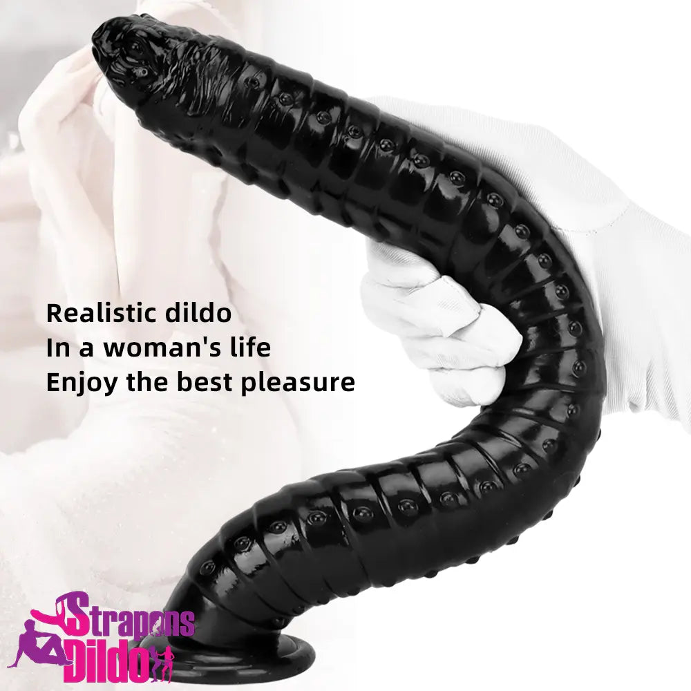 15.35in Long Huge Colorful Dildo For Anal Body-Safe Material Sex Toy Strap ons Dildo