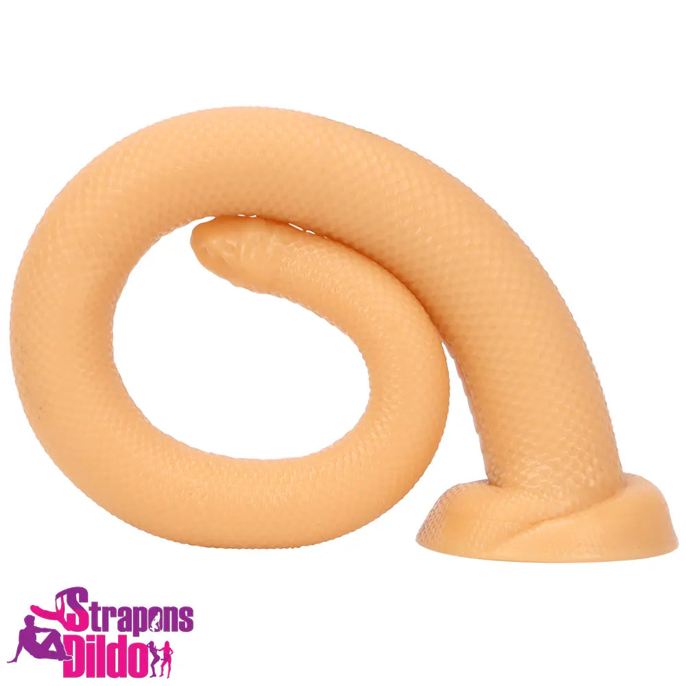 20.07in Long Huge Colorful Snake Dildo For Anal Body-Safe Material Love Strap ons Dildo