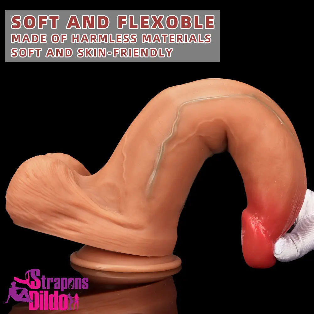 10.03in 9.25in 13in Soft Silicone Big Long Lifelike Dual Density Dildo Strap ons Dildo