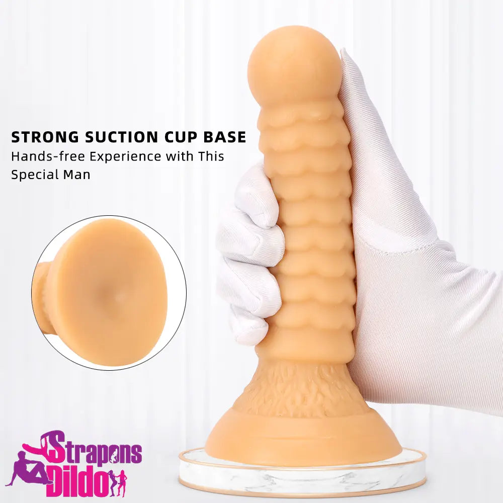 7.08in Fantasy Dildo Adult Sex Toy For Anal Vaginal Orgasm Throat Trainer Strap ons Dildo