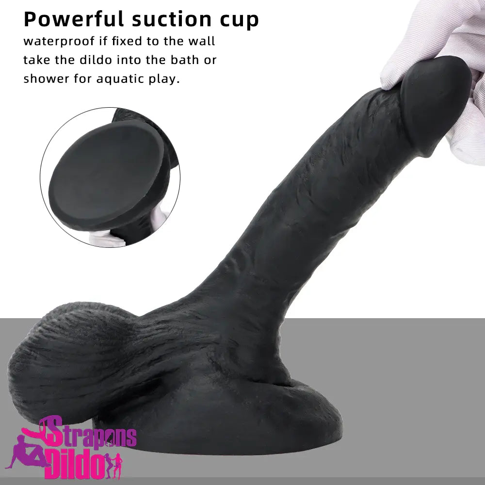 7.48in Big Suction Cup Silicone Soft Mixed Color Dildo Throat Trainer Strap ons Dildo