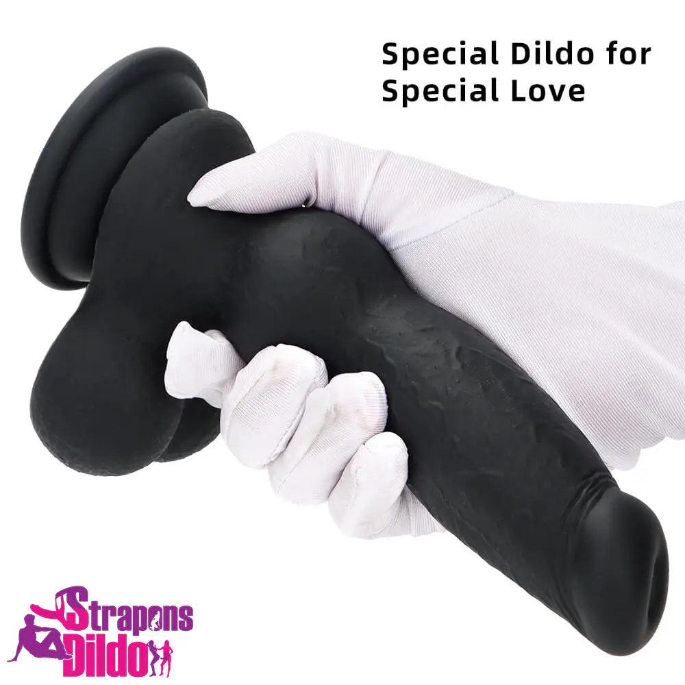 7.87in Silicone Soft Mixed Color Dog Cock Body-Safe Material Dildo Strap ons Dildo