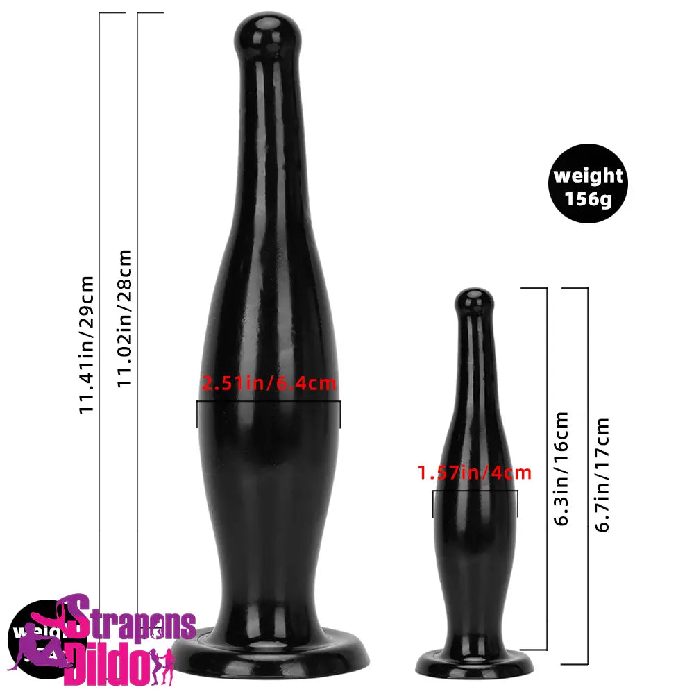 6.7in 11.41in Women Men Big Black Thick Beer Bottle Dildo Cock Vagina Strap ons Dildo