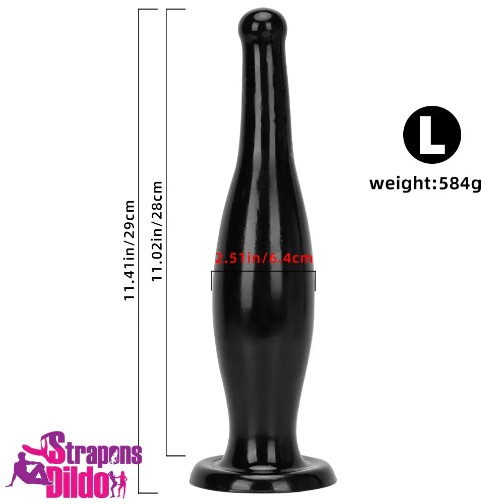 6.7in 11.41in Women Men Big Black Thick Beer Bottle Dildo Cock Vagina Strap ons Dildo