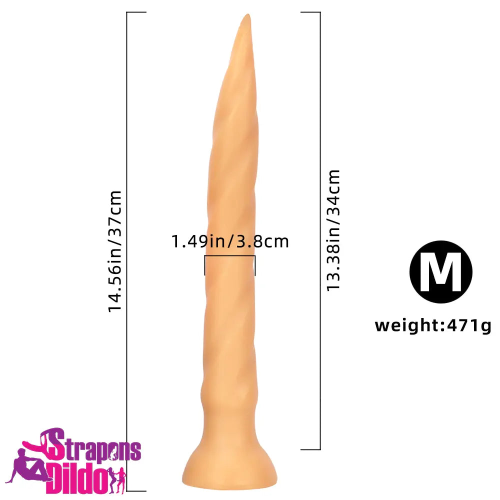 11.41in 14.56in 17.71in Super Large Long Thick Sharp Dildo Anal Plug Strap ons Dildo