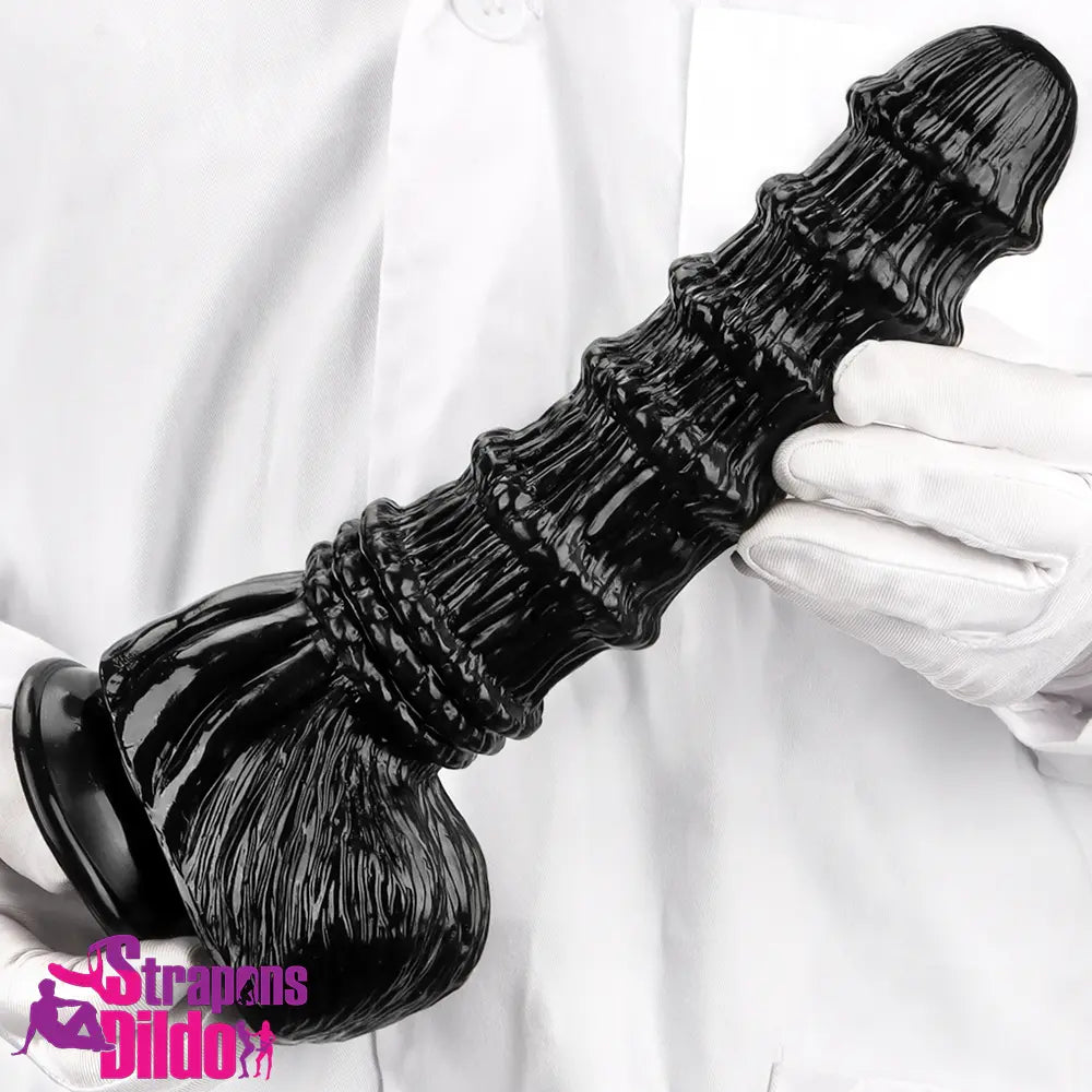 9.25in 9.64in 11.02in Big Thick Black Dildo BDSM Horse Penis Odd Cock Strap ons Dildo