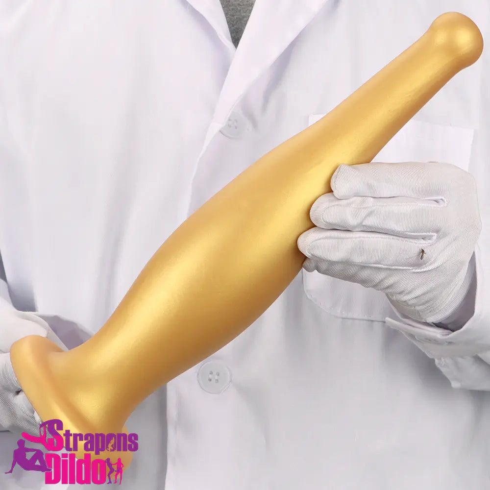 6.7in 11.41in Gold Beer Bottle Odd Silicone Soft Big Anal Butt Plug Dildo Strap ons Dildo