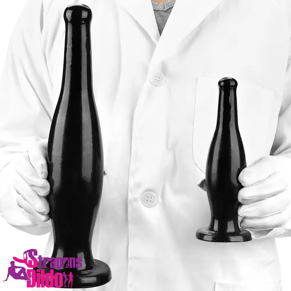 6.7in 11.41in Women Men Big Black Thick Beer Bottle Dildo Cock Vagina Strap ons Dildo