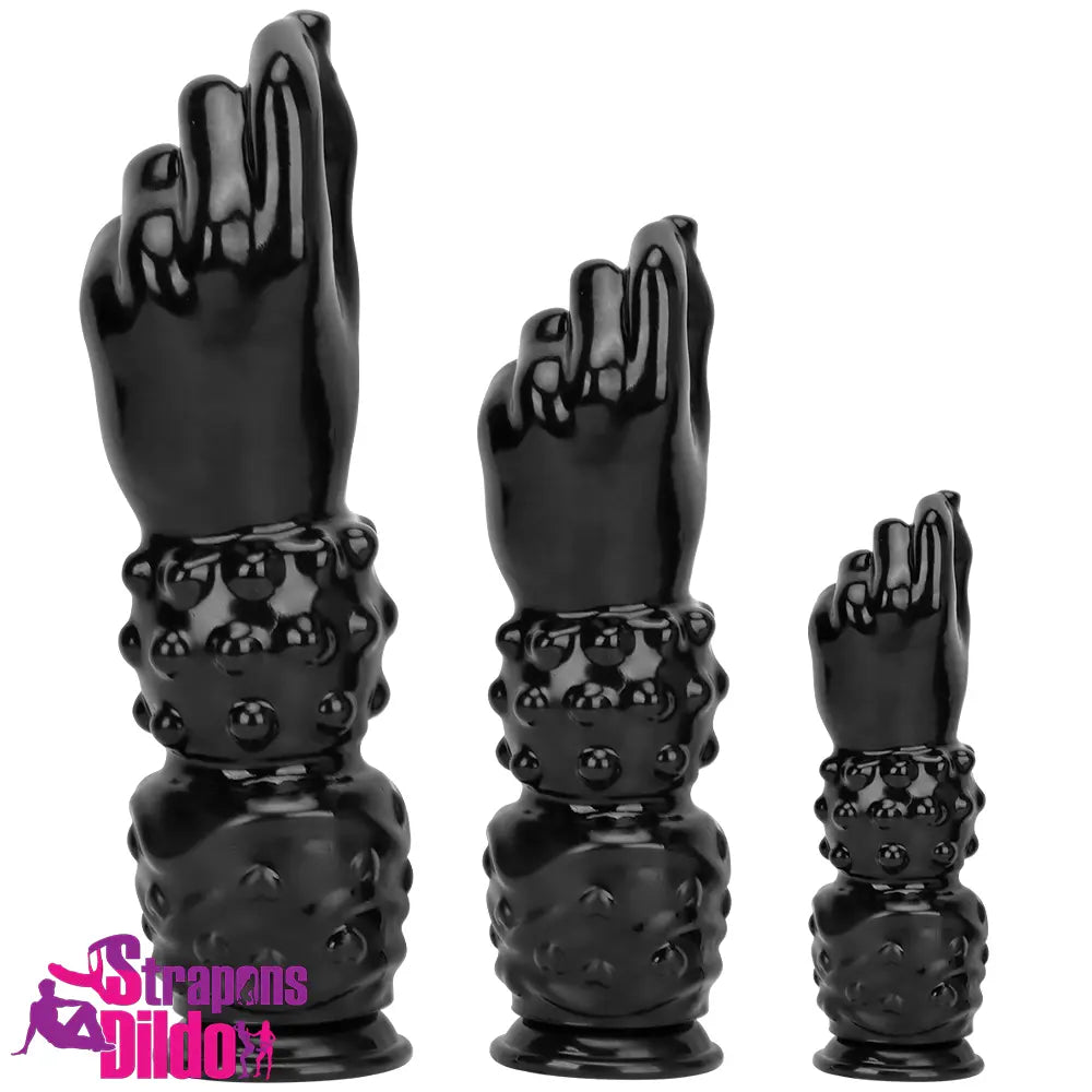 7.67in 11.41in 14in Large Thick Black Hands Fist Dildo For Adult Sex Toy Strap ons Dildo