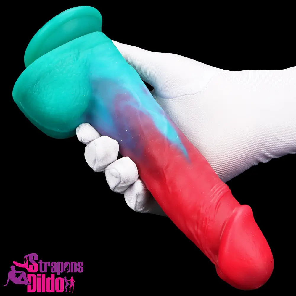 9.05in Big Smart Heating Thrusting Vibrating Remote Control Auto Dildo Strap ons Dildo