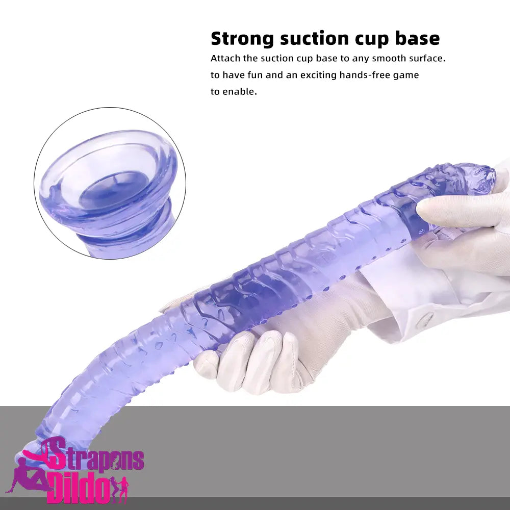 15.35in Long Huge Colorful Dildo For Anal Body-Safe Material Sex Toy Strap ons Dildo