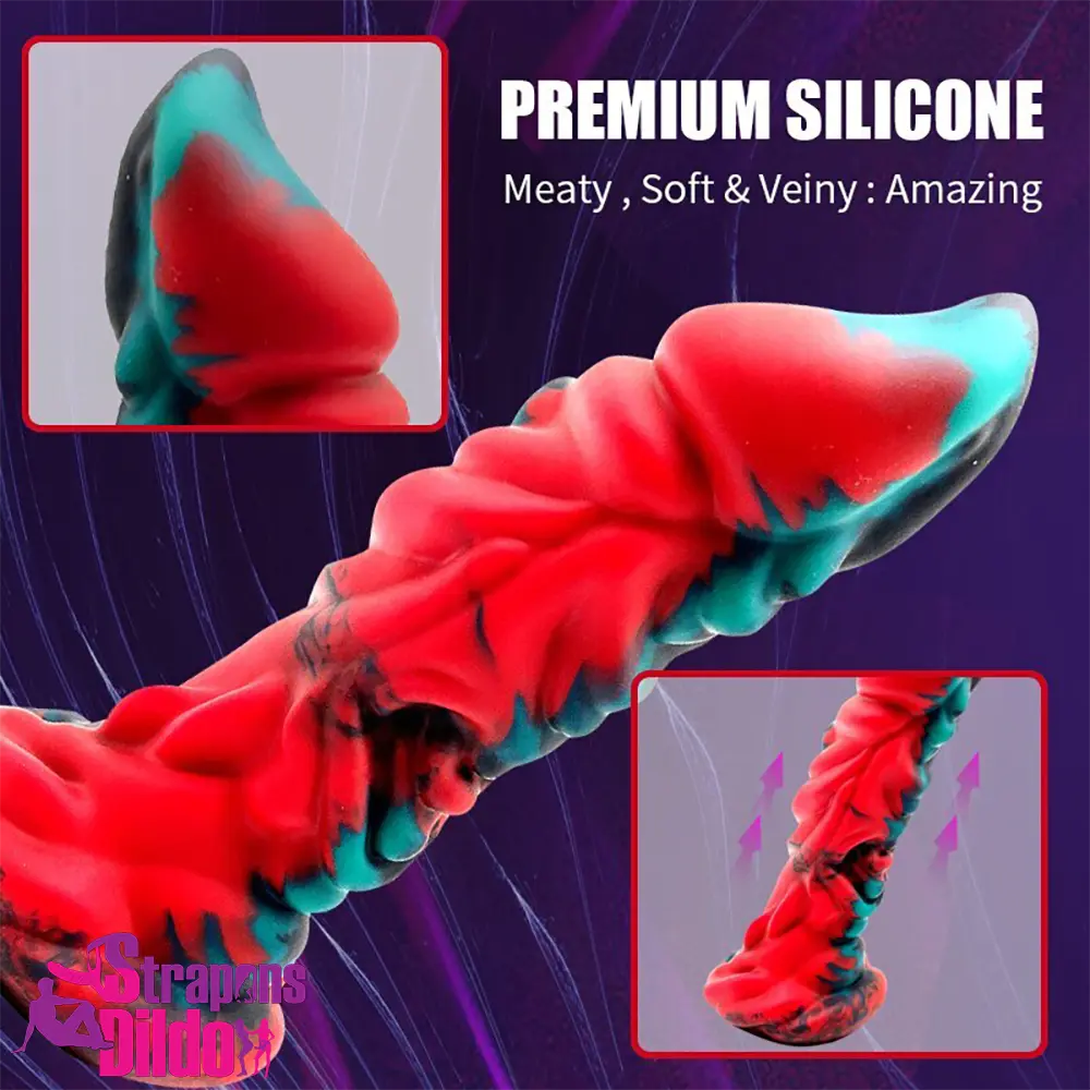 10.63in Super Fantasy Big Silicone Soft Dildo For Anal Masturbator Strap ons Dildo