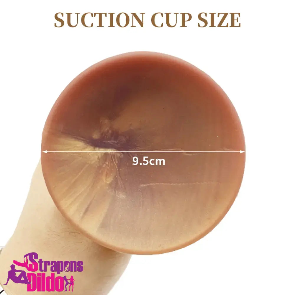 9.06in Silicone Soft Big Fantasy Snake Curved Dildo G spot Stimulator Strap ons Dildo