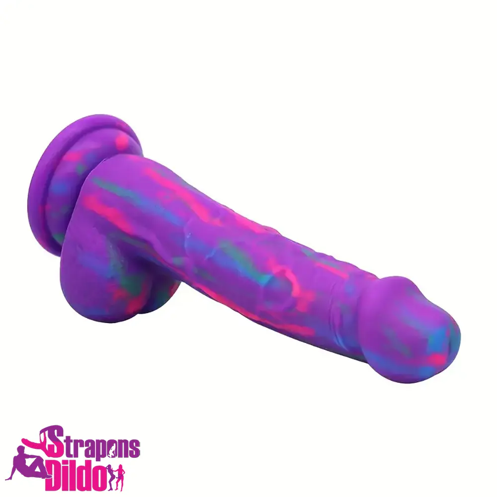 7.3in Superb Silicone Real Feeling Soft Dildo For Prostate Penetration Strap ons Dildo