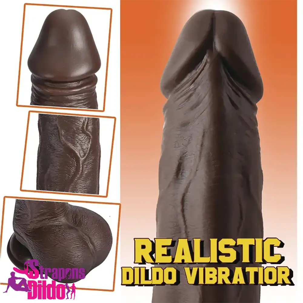 8.7in Silicone 4in1 Heating Thrusting Vibrating Rotation Women Dildo Strap ons Dildo