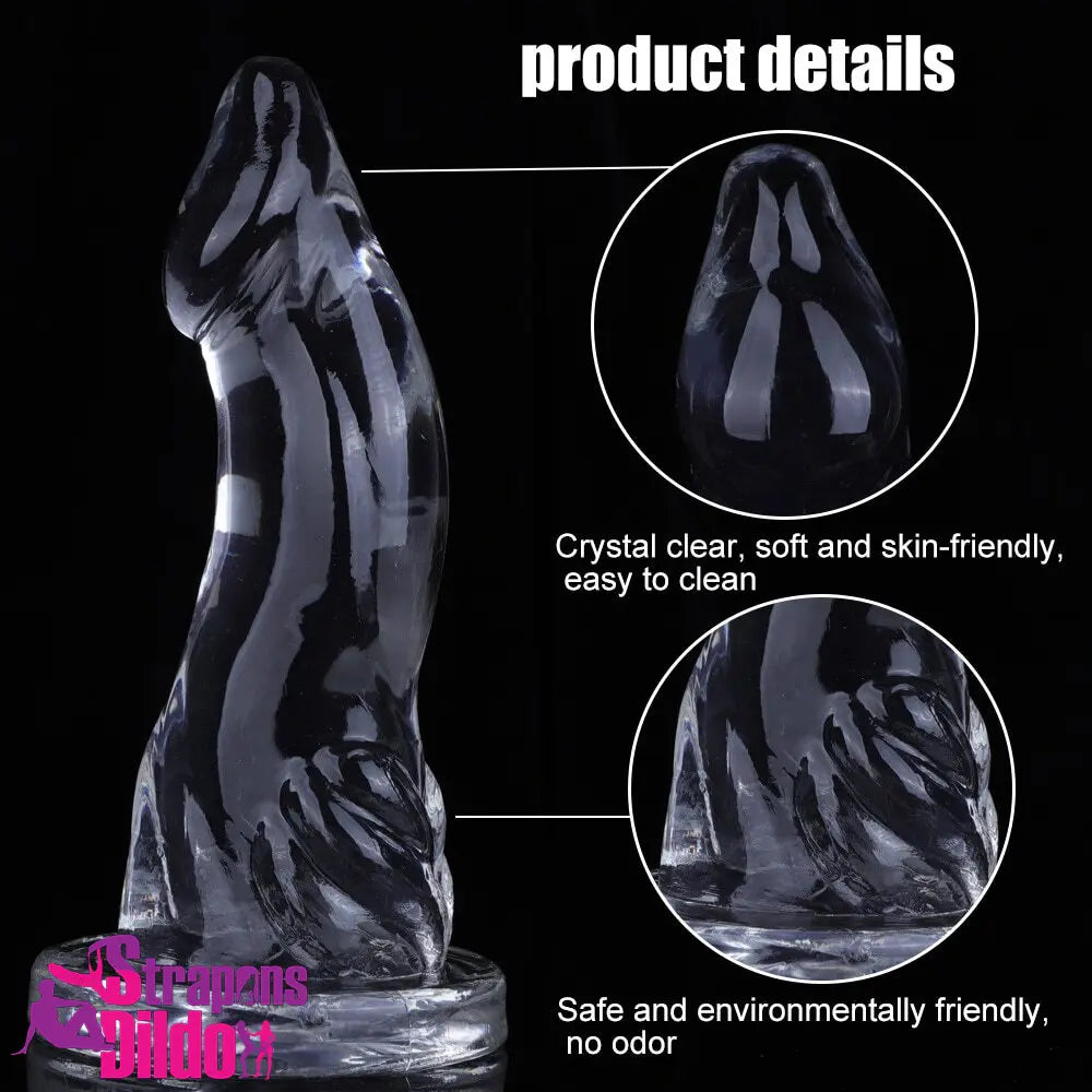 7.48in 8.46in 9.44in Clear Big Dildo Sex Toy For Orgasm Women Pleasure Strap ons Dildo