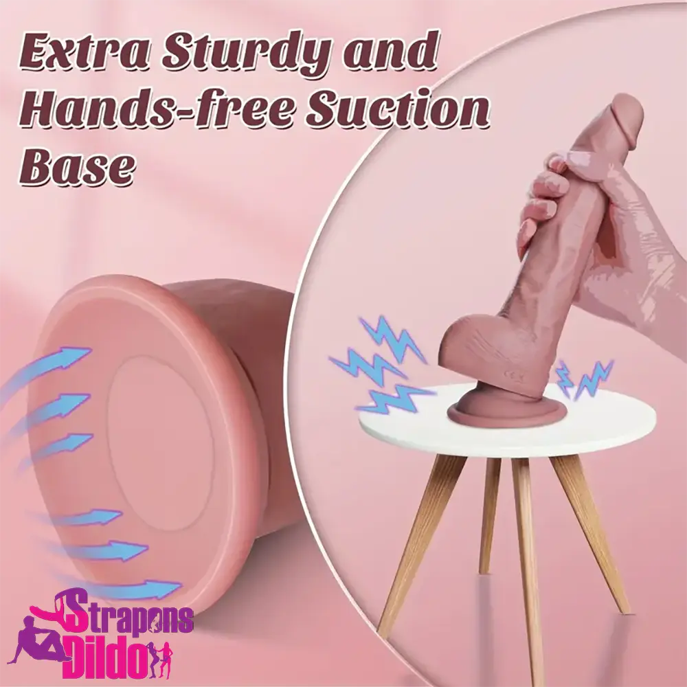 9.1in Silicone Thrusting Vibrating Dual Motors Remote Electric Dildo Strap ons Dildo