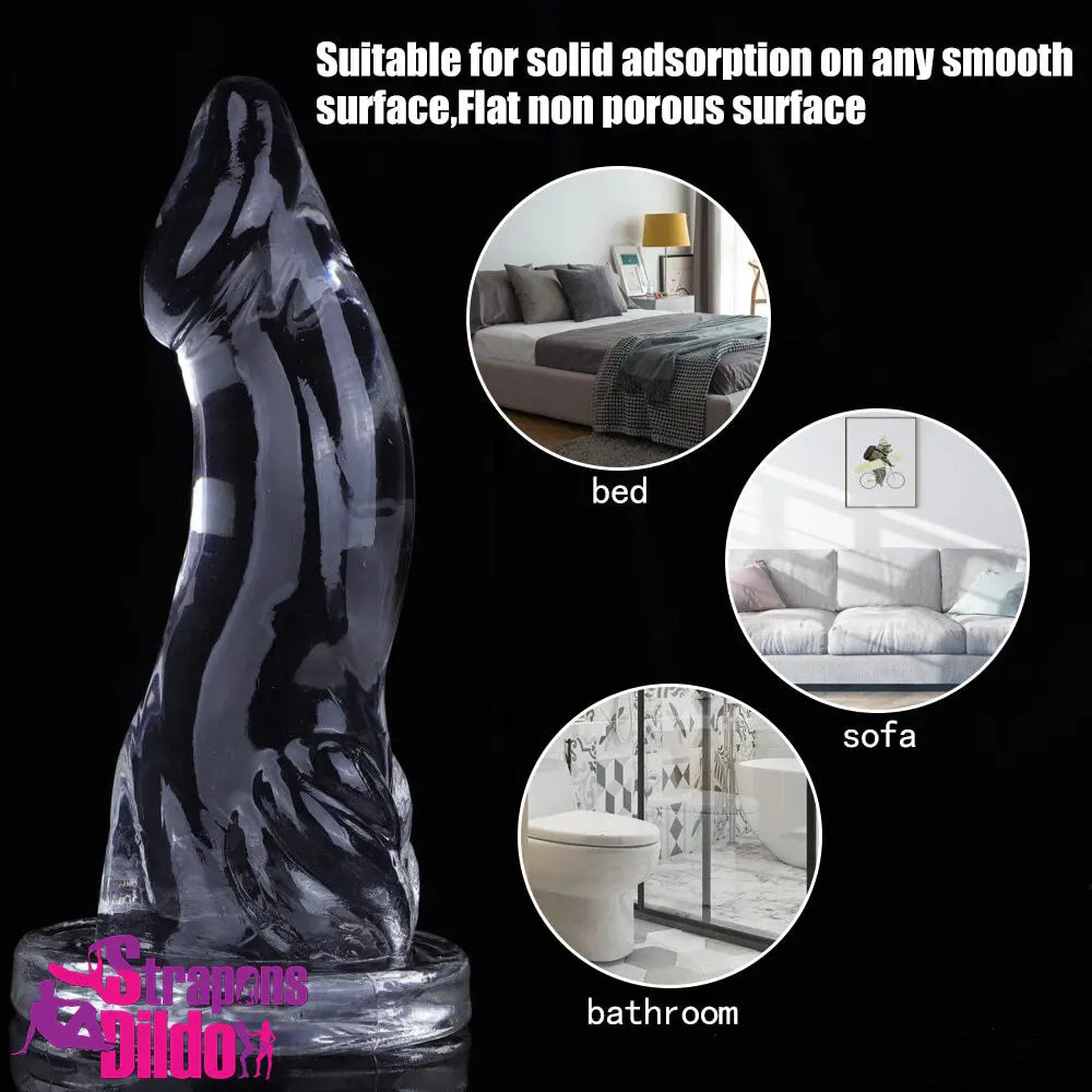 7.48in 8.46in 9.44in Clear Big Dildo Sex Toy For Orgasm Women Pleasure Strap ons Dildo