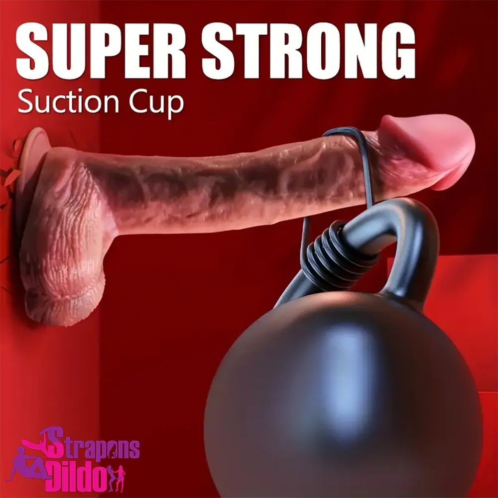 9.05in Realistic Silicone Soft Unisex Big Dildo For Anal Penetration Strap ons Dildo