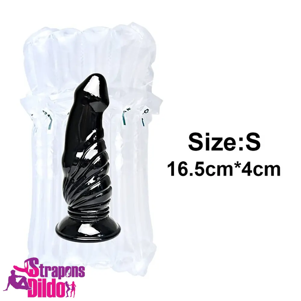 6.4in 8.4in Fantasy Big Black Dildo For Male Female Anal Masturbator Strap ons Dildo