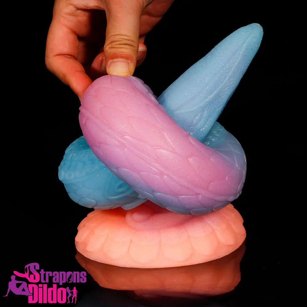 17.91in Super Huge Long Silicone Soft Snake Dildo G spot Stimulator Strap ons Dildo