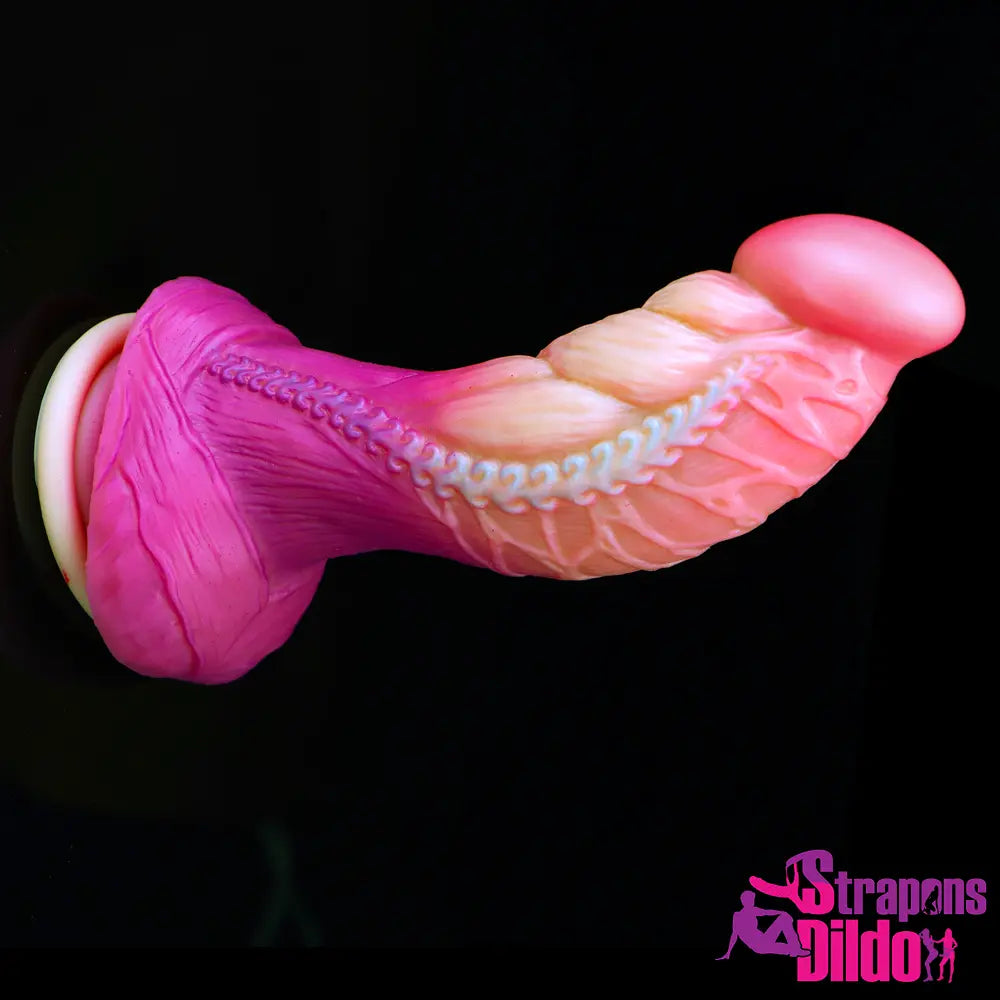 7.6in Realistic Fantasy Silicone Soft Dildo Suction Cup Adult Sex Toy - Strap ons Dildo