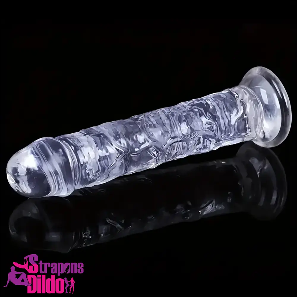 6.3in 7.1in 7.7in 8.5in 9.8in 12in Realistic Clear Dildo Big Anal Expander Strap ons Dildo