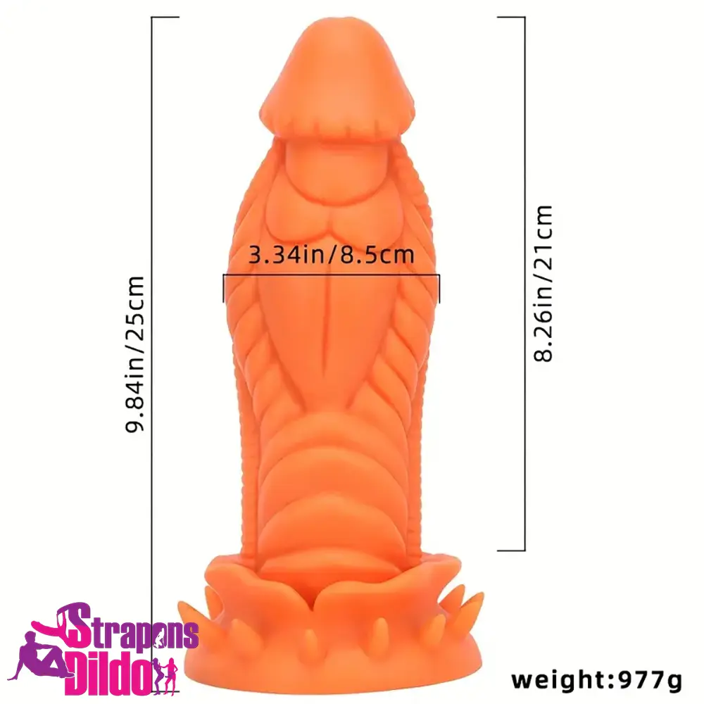 9.84in Big Monster Silicone Flexible Dragon Dildo For Female Self Pleasure Strap ons Dildo