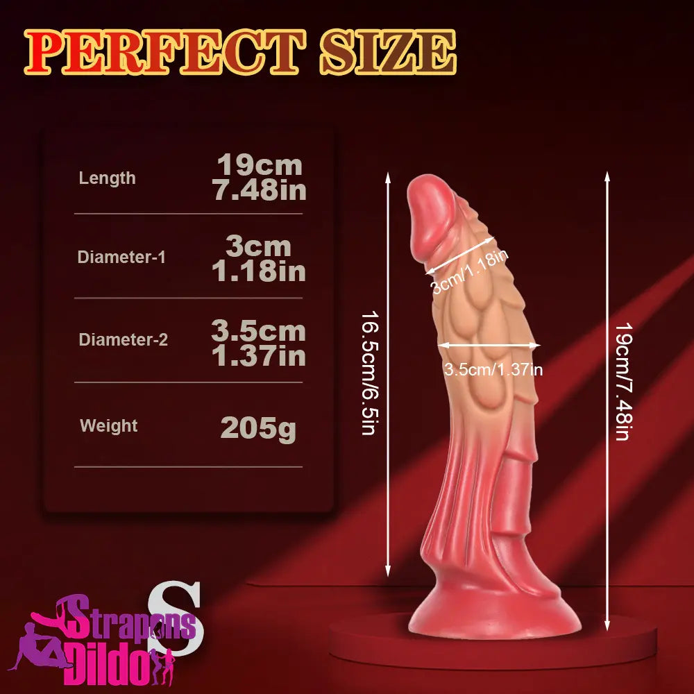 7.48in 9.45in 11.02in 13.38in Big Dragon Fantasy Silicone Soft Real Dildo Strap ons Dildo