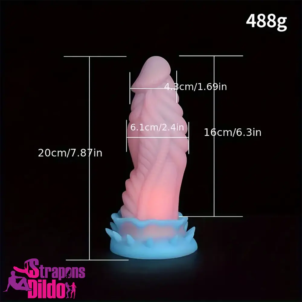 7.87in 9.84in Super Soft Dragon Silicone Animal Monster Penis Anal Dildo Strap ons Dildo