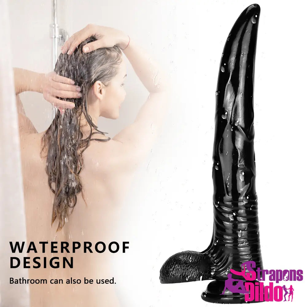 10.62in Sharp Design Thin G-Spot Vagina Stimulator Big Anal Dildo Strap ons Dildo