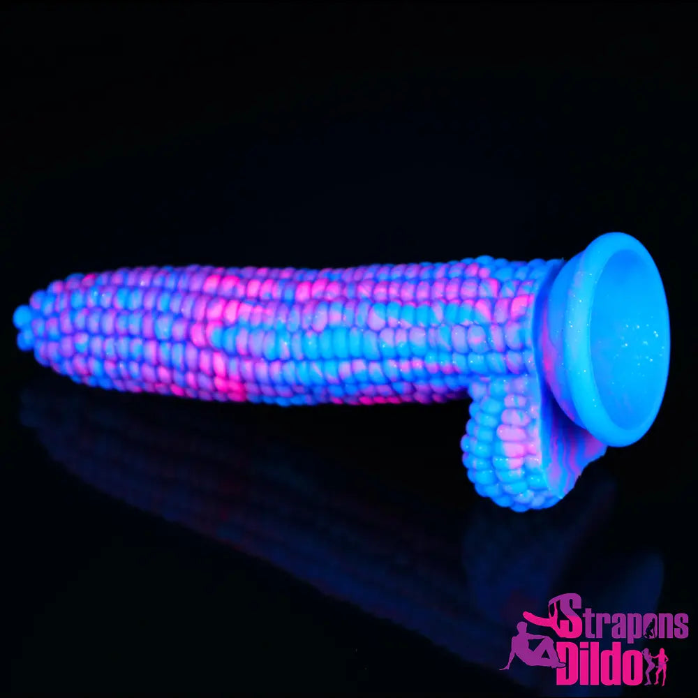 8in Silicone Soft Corn Big Dildo Sex Toy Vagina G-spot Penis Sex Toy - Strap ons Dildo