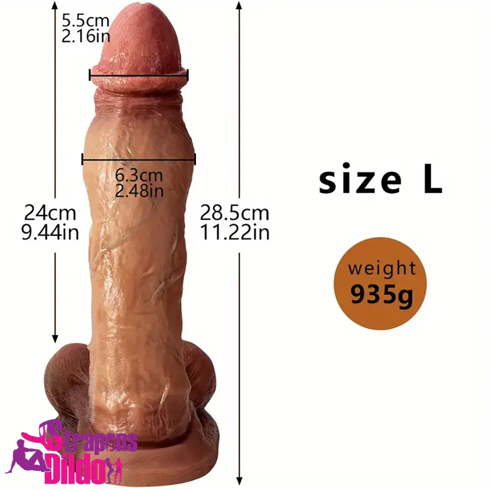 6.88in 9.64in 11.22in Thick Silicone Soft Lifelike Feels Female Male Dildo Strap ons Dildo