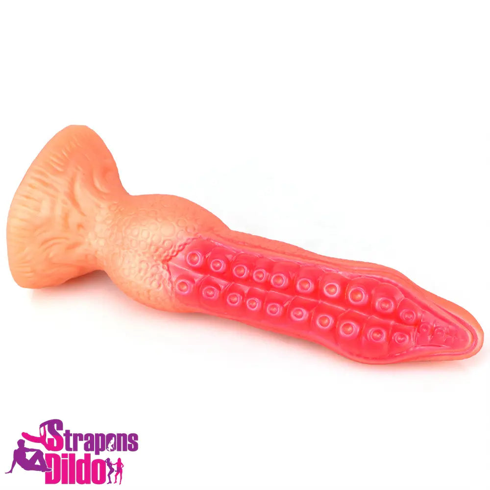 7.08in 9.06in 10.24in 11.81in Octopus Tentacle Silicone Soft Fantasy Dildo Strap ons Dildo