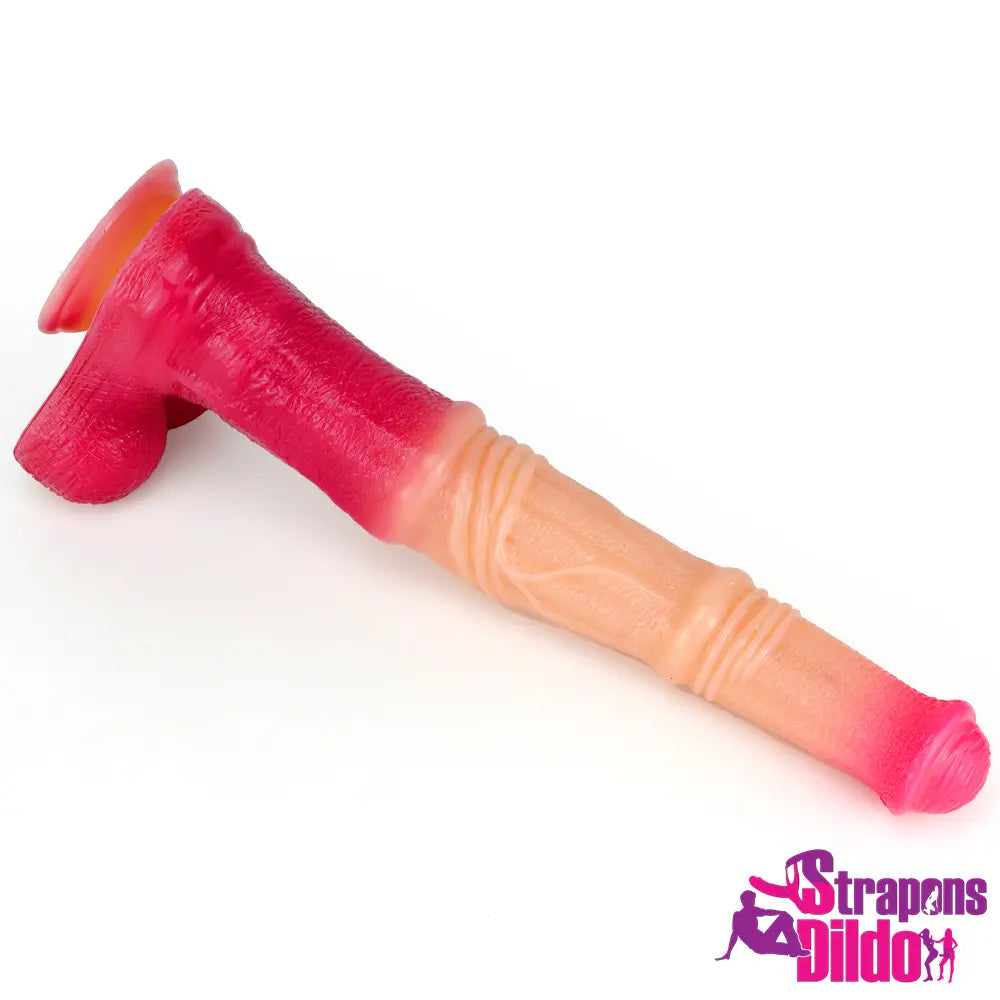 14.57in Silicone Soft Large Long Horse Cock Dildo Masturbating Sex Toy - Strap ons Dildo