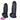 8.26in Realistic Silicone Ebony Big Dildo For Anus Clit Anal Penetration Strap ons Dildo