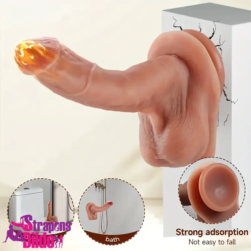 6.69in Realistic Silicone Soft Dildo For Women Anus Clit Penetration Play Strap ons Dildo