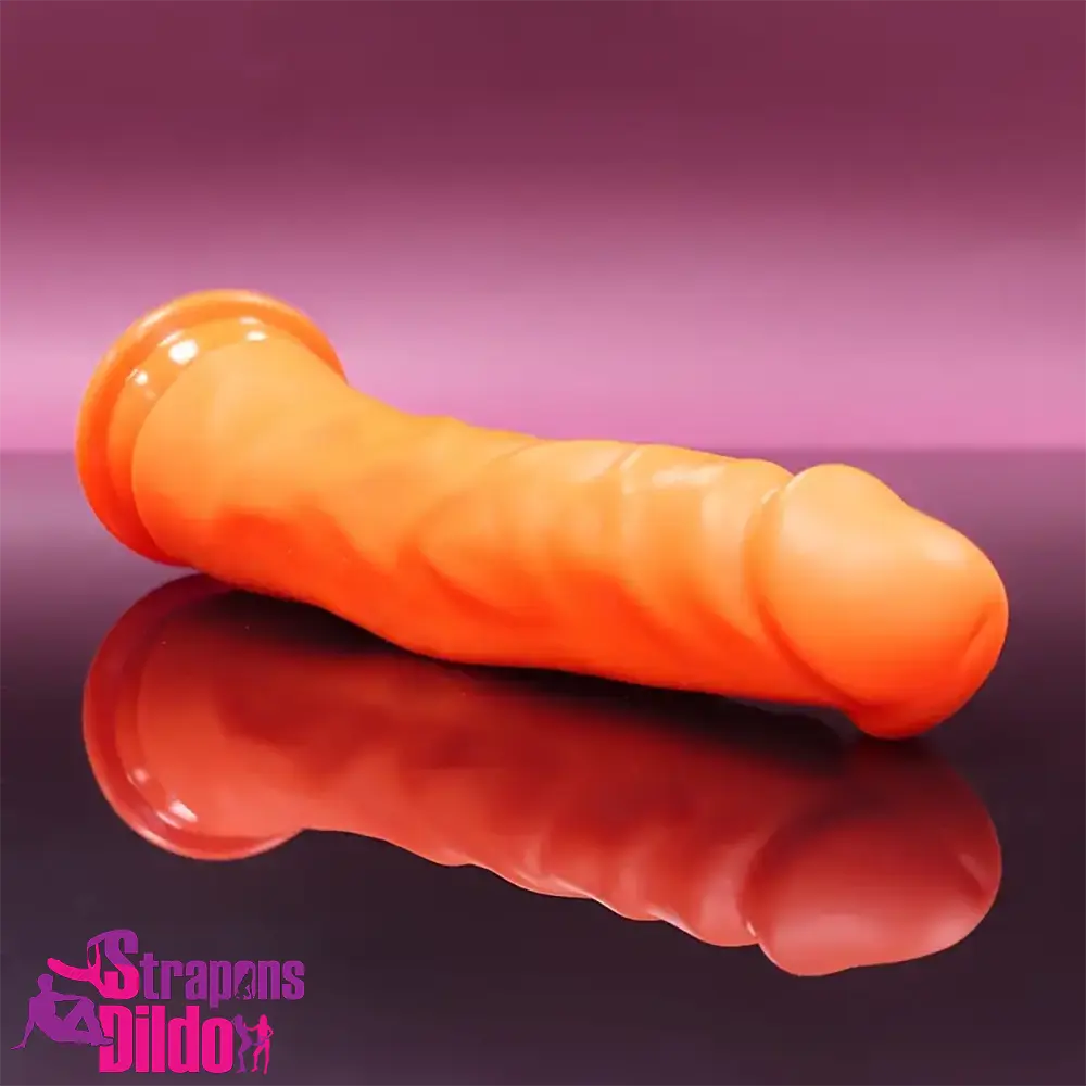 8.27in Soft Big Real Looking Silicone G Spot Dildo For Sex Comforter Strap ons Dildo