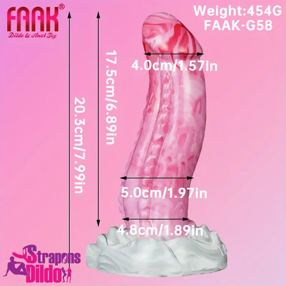 FAAK Multiple Models Monster Silicone Soft Anal Penetration Dildos Strap ons Dildo