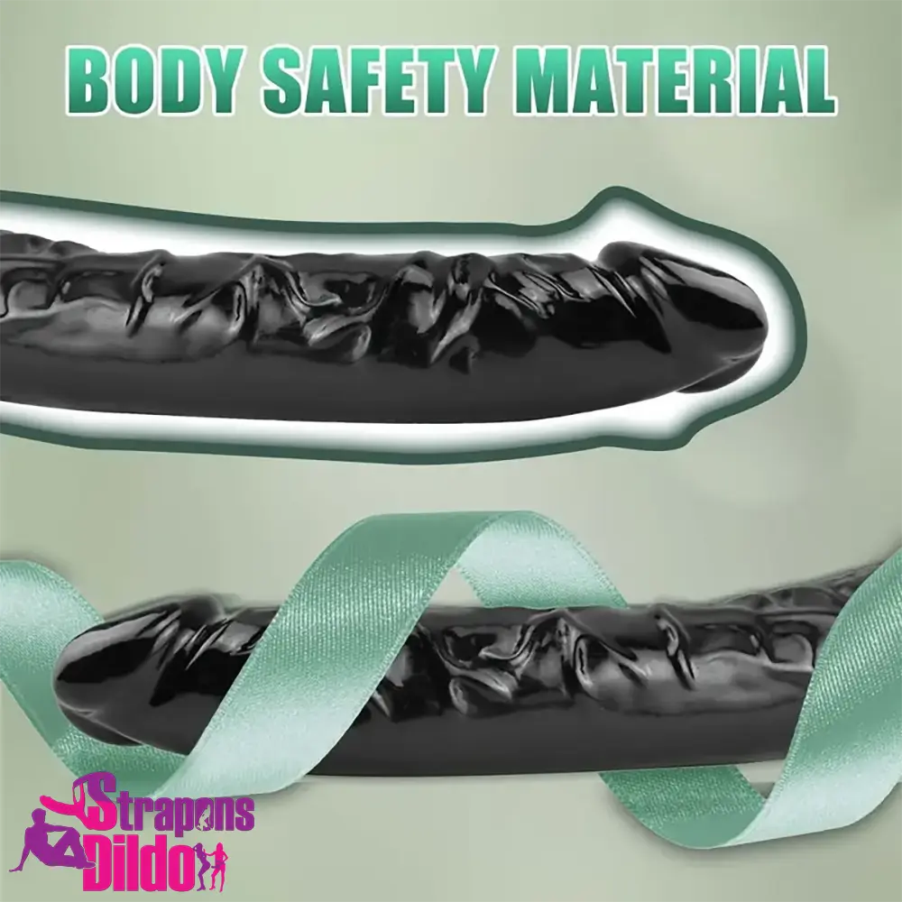 8.46in Realistic Big Black Lifelike Dildo For Men Ultimate Comforter Strap ons Dildo