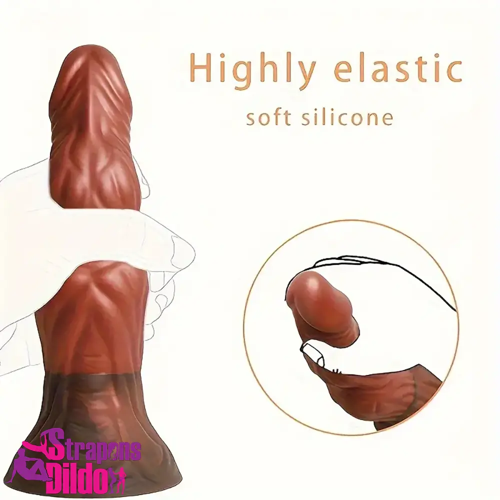 8.11in Soft Real Big Silicone Monster G Spot Dildo For Hands Free Sex Strap ons Dildo