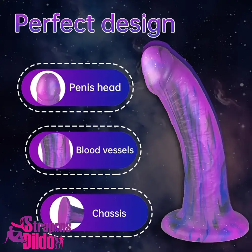 7.08in Silicone No Eggs Soft Dildo For Female Male Love Pleasure Unisex Strap ons Dildo