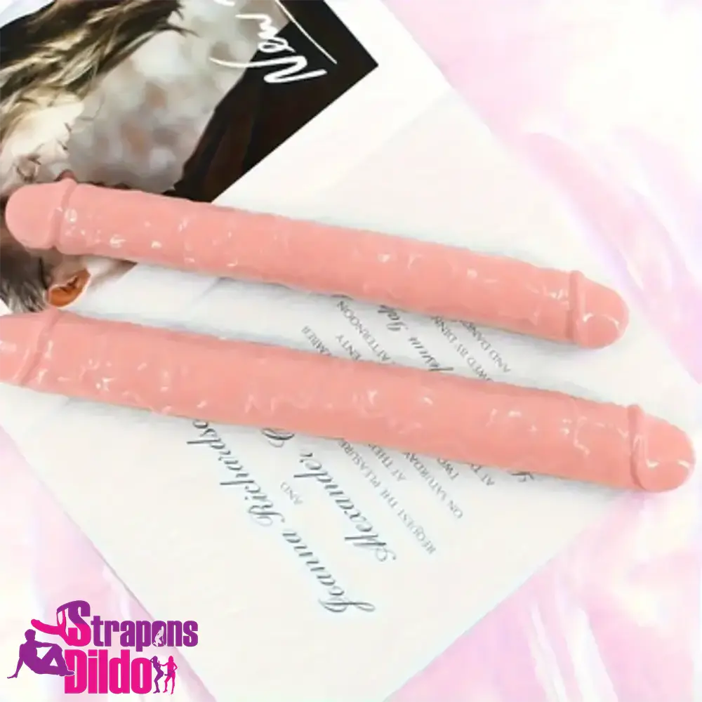 13.18in Realistic Double Headed Long Dildo For Penetration Love Pleasure Strap ons Dildo