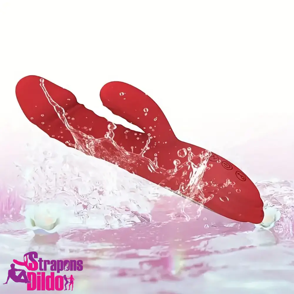 8.8in Heating Vibrating Soft Silicone Dildo Vibrator For Adult Using Strap ons Dildo