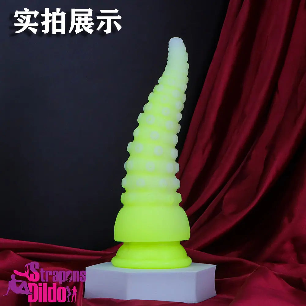 6.42in 7.48in 8.66in Fluorescent Octopus Tentacle Soft Real Female Dildo Strap ons Dildo