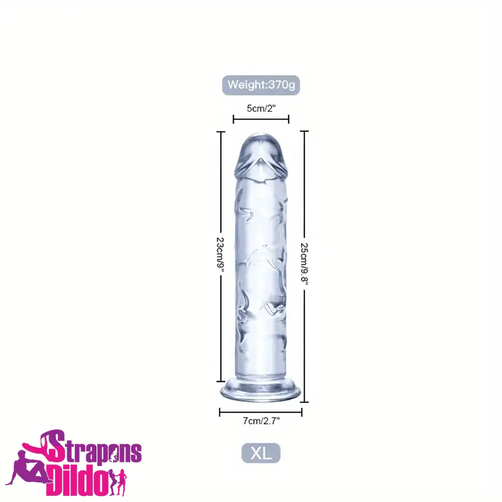 6.3in 7.1in 7.7in 8.5in 9.8in 12in Realistic Clear Dildo Big Anal Expander Strap ons Dildo