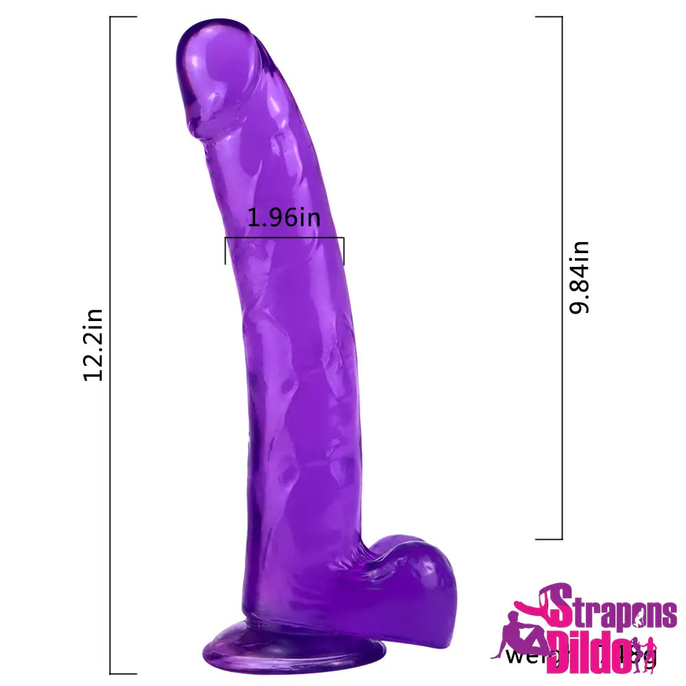 12.2in G-spot Stimulation Realistic Big Dildo Penis Vagina Masturbator - Strap ons Dildo