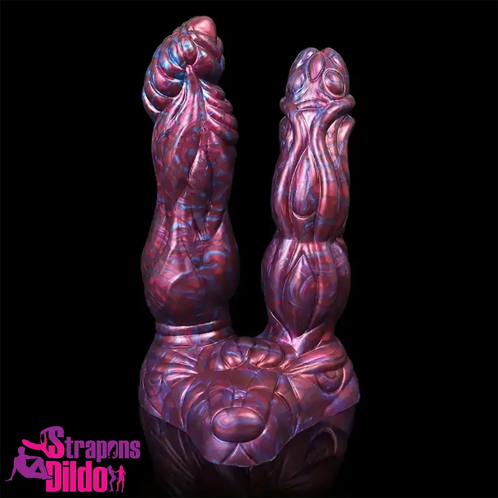 7.64in 7.99in 8.07in Fantasy Silicone Double Heads Dildo Masturbation Toy Strap ons Dildo