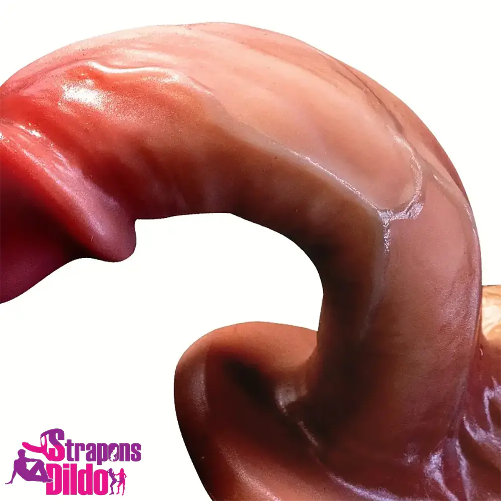 5.51in Realistic Silicone Soft Flesh Dildo For G Spot Women Cock Toy Strap ons Dildo